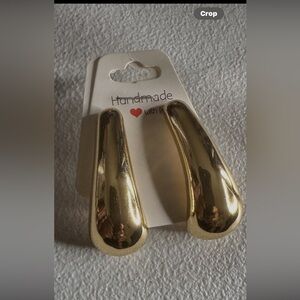 Gold Tone Metal Hair Clips